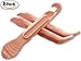 FunFitness Bike Tire Lever - Pink - Premium Hardened Plastic Levers to Repair Bicycle Tube - Must Have Tool Kit for Road Bicyclist - Set of 3