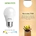 Kakanuo A15 LED Bulb 40Watts Incandescent Bulb Equivalent, G45 Medium Base E26 LED Light Bulbs, Warm White 2700K 400Lumens Non Dimmable Appliance Light Bulb for Home Lighting Decorative(6 Pack)