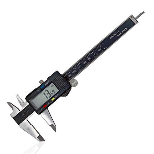 Segomo Tools 6 Inch Electronic Digital Calipers: Inch, Fractions, Millimeter Conversion - CAL6DIGI - Thumbnail 7