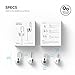 elago AirPods EarPads [White] - [Compatible with Apple AirPods 1 & 2][2 Pairs - Small & Large][Easy Install & Removal][Premium Silicone] – for AirPods 1 & 2