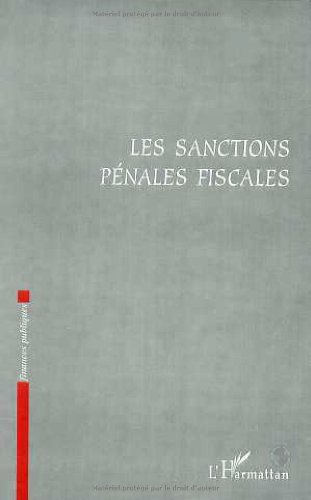 Les  sanctions pénales fiscales