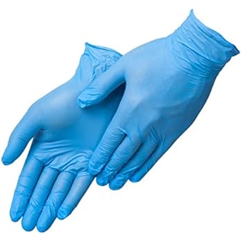 Amazon.com: Blue Nitrile Disposable Gloves Powder Free