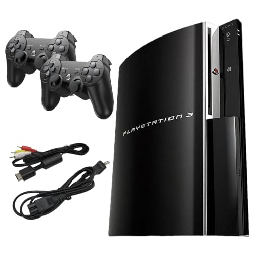SUPERNOVA HD Restored PS3 Console Original 40GB Black with Two 3rd Party Controllers Region Free PRE-OWNED