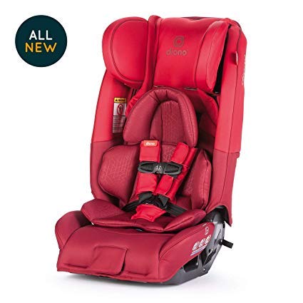 Diono Radian 3RXT All-in-One Convertible Car Seat, Red