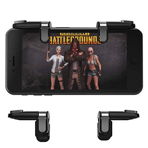 Mobile Game Controller Compatible with Android & Phone for PUBG/Knives Out Mobile Controller,COOBILE Sensitive Shoot and Aim Triggers for L1R1 Mobile Game Trigger Joystick (Black) Mobile Game Controller Compatible with Android & Phone for PUBG/Knives Out Mobile Controller,COOBILE Sensitive Shoot and Aim Triggers for L1R1 Mobile Game Trigger Joystick (Black)