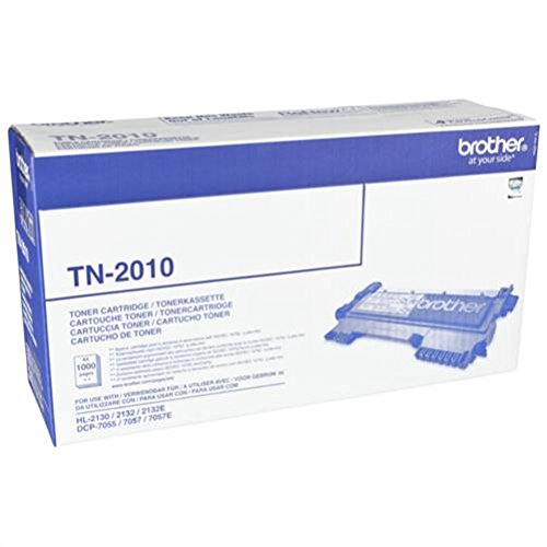 Brother TN-2010 Tonerkassette laser-Toner für Drucker (1000 Seiten, Laser, Brother) schwarz, orange