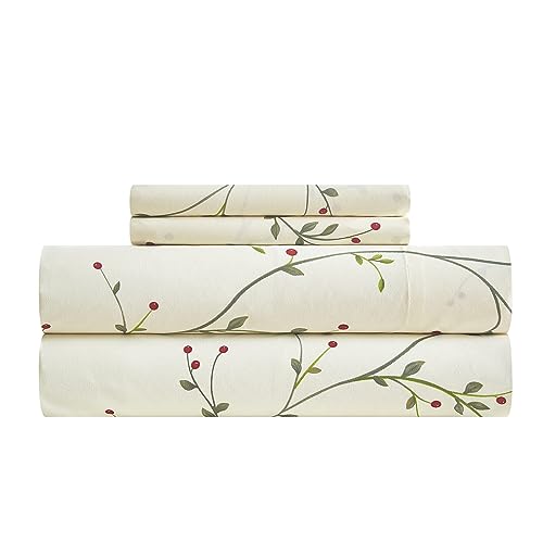 VClife Twin XL Sheet Set - 3 PC Floral Printed