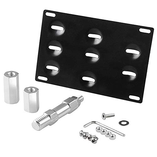 Front Bumper Tow Hook License Plate Bracket for Audi A4 S4 B8 A5 S5 A7 S7 RS4 RS5 RS7 Allroad