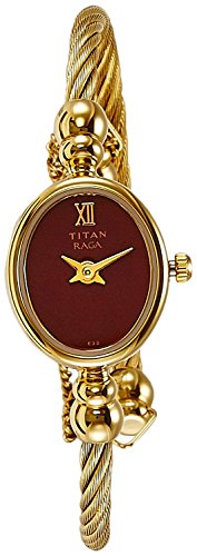 Titan Women's 197YM02 Raga Inspired Gold Tone Watch