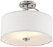 Possini Euro Design Halsted Modern Close to Ceiling Light Semi Flush Mount Fixture 15