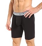 Obviously Men's Naked Boxer Briefs 9 Inch Leg
