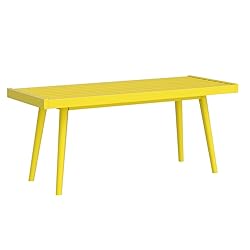 Plank+Beam Entryway Bench, Wooden End of Bed Bench