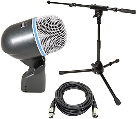 Shure BETA 52A Dynamic Kick Drum Microphone w/FREE Jamstands Tripod Mic Stand with Boom &amp; 25ft Microphone Cable