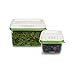 Rubbermaid FreshWorks Produce Saver Food Storage Container, Small and Large, Green, 2-Piece Set 1951433