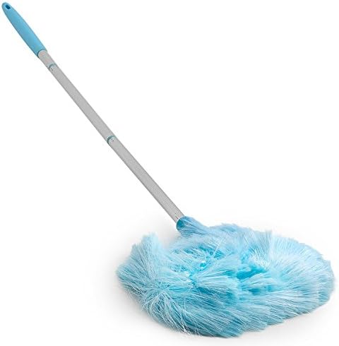FloridaBrands Ceiling Fan Duster – Microfiber Cleaning Duster a Telescoping Extendable Duster Pole for High Ceilings, Fans, Electronics, Light Bulbs, Cobwebs &amp; More, Easy to Clean &amp; Reusable