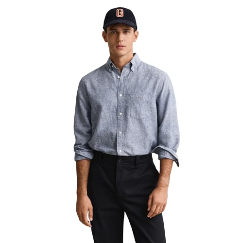GANT Reg Cotton Linen Shirt Men
