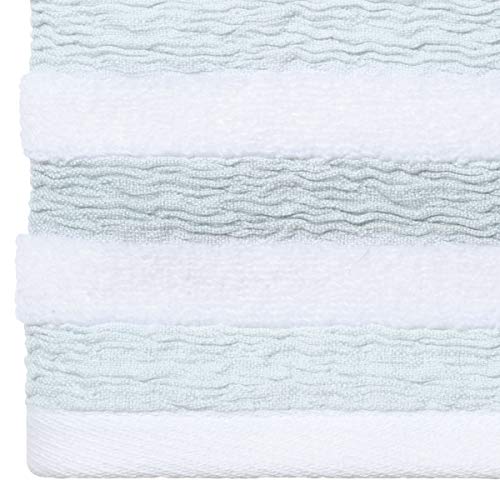 Avanti Linens Coastal Terrazzo Hand Towel, White Beachfront Decor
