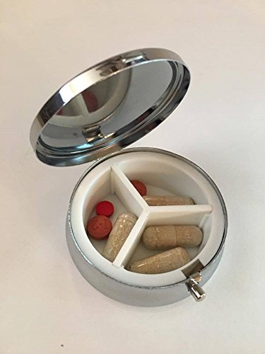 Occult Alien Pill Box Pillbox Case Holder Trinket Box Triangle UFO Outer Space Universe Surreal