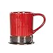 Shotgun Shell Big Shot Rosy Red 6 x 5 Glossy Ceramic Stoneware Mug With Handle