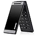 Lenovo MA388 Cheap Business Elders Flip Cell Phone 3.5-Inch with FM Flashlight Camera Bluetooth, Dual SIM GSM Network