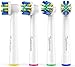 Toptheway Replacement Brush Heads for Braun Oral B Floss Action Electric Toothbrush Pro 1000 Pro 3000 Vitality Pro 500 OralB, 8 Pack
