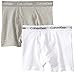 Calvin Klein Little Boys' Ck 2Pk Boxer Briefs, Assorted, Small 6/7