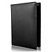Inspiring Adventures RFID Luxury Leather Passport Wallet, Premium Passport Holder with Gift Box (Black Discreet)