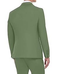 Mens Slim Fit Suits Wedding 3 Piece Suit Set