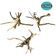 Hamiledyi Driftwood for Aquarium Reptiles Spider Wood Branches Natural Trunk Driftwood Tree Fish Tank Decoration 3 PCS