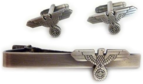 Eagle SNIPER SCOPE Military Army TIE BAR CLIP CUFFLINKS SET