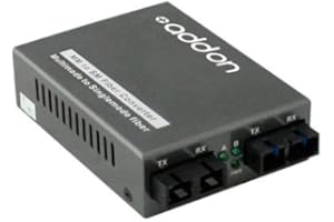 AddOn 1000Base-SX to 1000Base-LX SC MM/SM 20km Media Converter ADD-GMC-MMSM-2SC