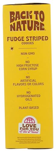 BACK TO NATURE FUDGE STRIPED COOKIES, 7.7 OZ