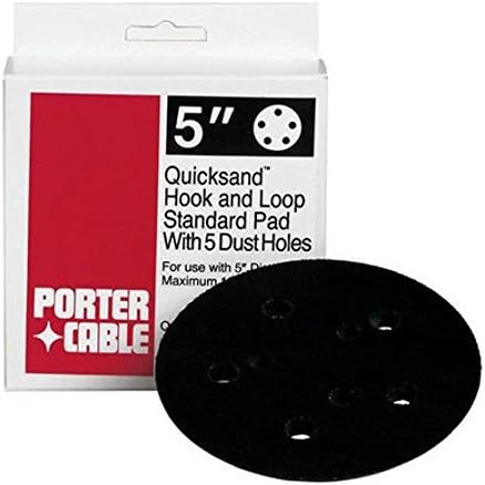 PORTER-CABLE 13904 5-Inch Hook and Loop Pad (for Model 333 Sander) (2 Pack)