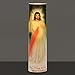 Jesus, I Trust in You, Divine Mercy, LED Flameless Devotion Prayer Candle, Religious Gift, 6 Hour Timer for More Hours of Enjoyment and Devotion!