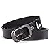TUNGHO Simplicity Leather Belts For Women Polished Buckle Plus Size XXL (L, 41