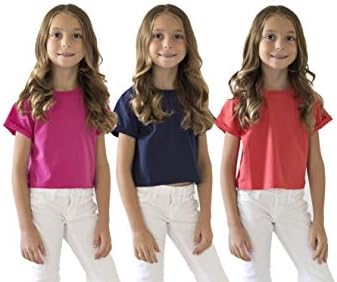 KIDPIK T Shirts for Girls (3PACK) – Summer Tees Short-Sleeve Tops & Tanks