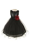 Kids Dream Sequin Mesh Flower Girl Dress Infant Toddler Little Girl
