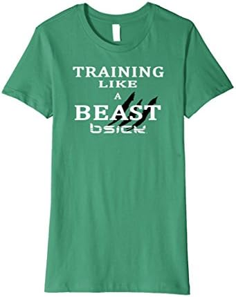 Womens Training Like A Beast BSick Performance TShirt Large Kelly Green