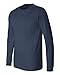 Bella + Canvas Unisex Jersey Long-Sleeve T-Shirt L HEATHER NAVY