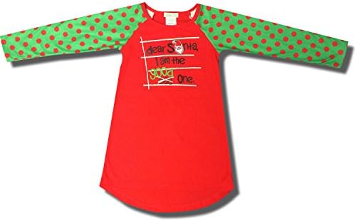 Dear Santa Flannel Nightshirt for girls - Medium (7/8)