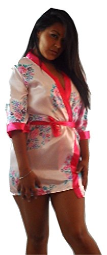 Sexy Japanese Short Kimono with Matching Thong