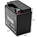 KMG YTZ7S Battery Compatible with Yamaha 250 YFM25R Raptor, R 2008-2012 Sealed Maintenance Free 12V Battery High Performance SMF OEM Replacement Powersport Motorcycle ATV Scooter Watercraft