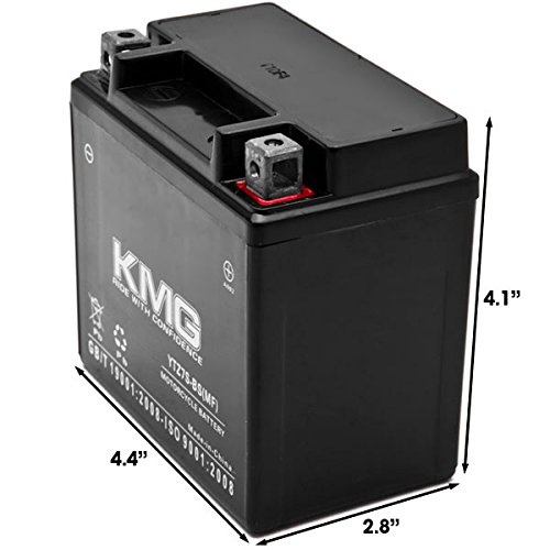 KMG YTZ7S Sealed Maintenace Free 12V Battery High Performance SMF OEM Replacement Maintenance Free Powersport Motorcycle ATV Scooter Snowmobile Watercraft KMG - Thumbnail 2