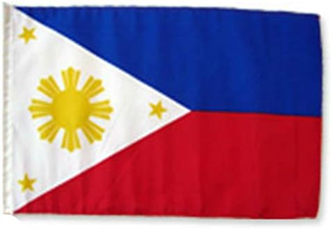 Philippines 12"x18" Sleeved Polyester Garden Flags
