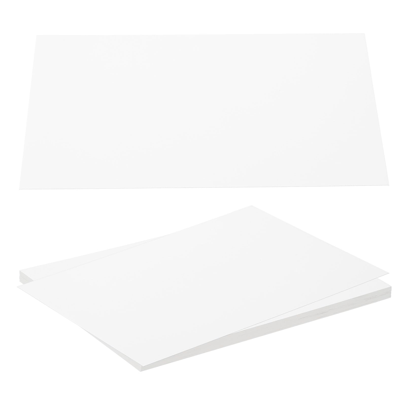 PATIKIL 12x8x0.01" Chipboard Sheets, 20Pcs 12PT Thick Book Board Binders Board Sturdy Bookbinding Supplies for Book Binding Cover, White