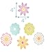 MEANT2TOBE Fairy Theme Birthday Party Decorations - Colorful Happy Birthday Banner for Girls - Blue and Gold Birthday Party Banner - Fairy Party Supplies - Fairies, Flowers, Castle and Prince Cab