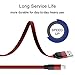 VMTOP iPhone Cable,Lightning Cable 3Pack 3FT USB Charging Charger for iPhone 7/7 Plus/6S/6S Plus,SE/5S/5,iPad,iPod Nano 7(Black+Red)