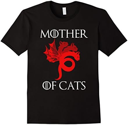 Mens Cat Lovers Shirt - Mother of Cats Hot 2017 T-Shirt 2XL Black