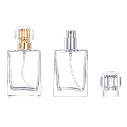 2 Pack 30ml Clear Glass Perfume Bottle