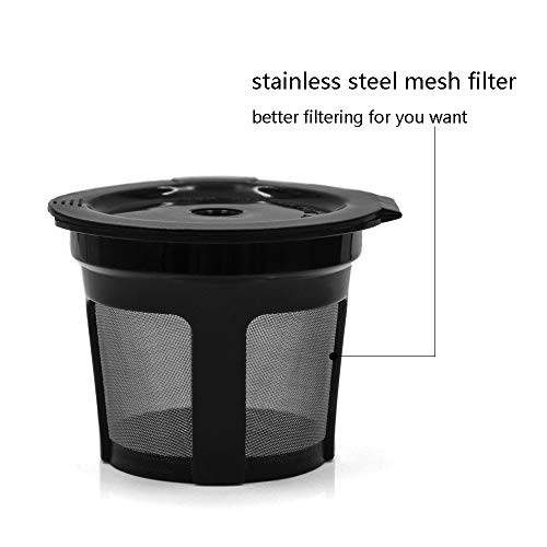 Myinter 6 Reusable Cups K Capsules Refillable Coffee Capsules